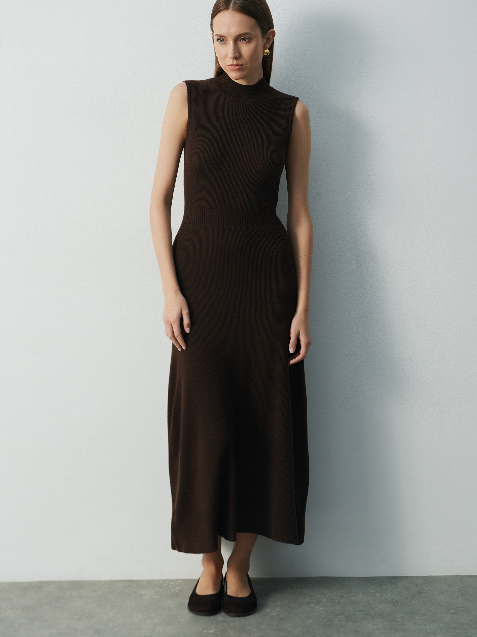 Женское платье MAISON DAVID 4683078, шоколадный