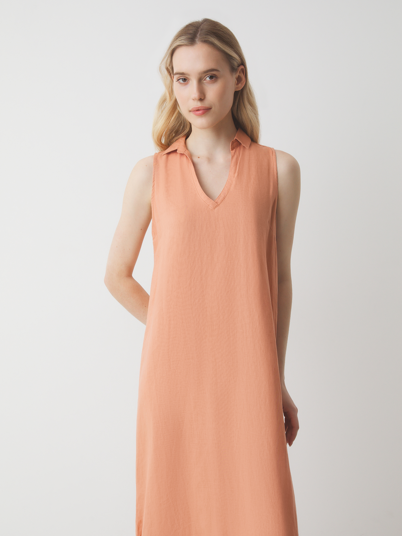 Женское платье MAISON DAVID 3210700, персиковый