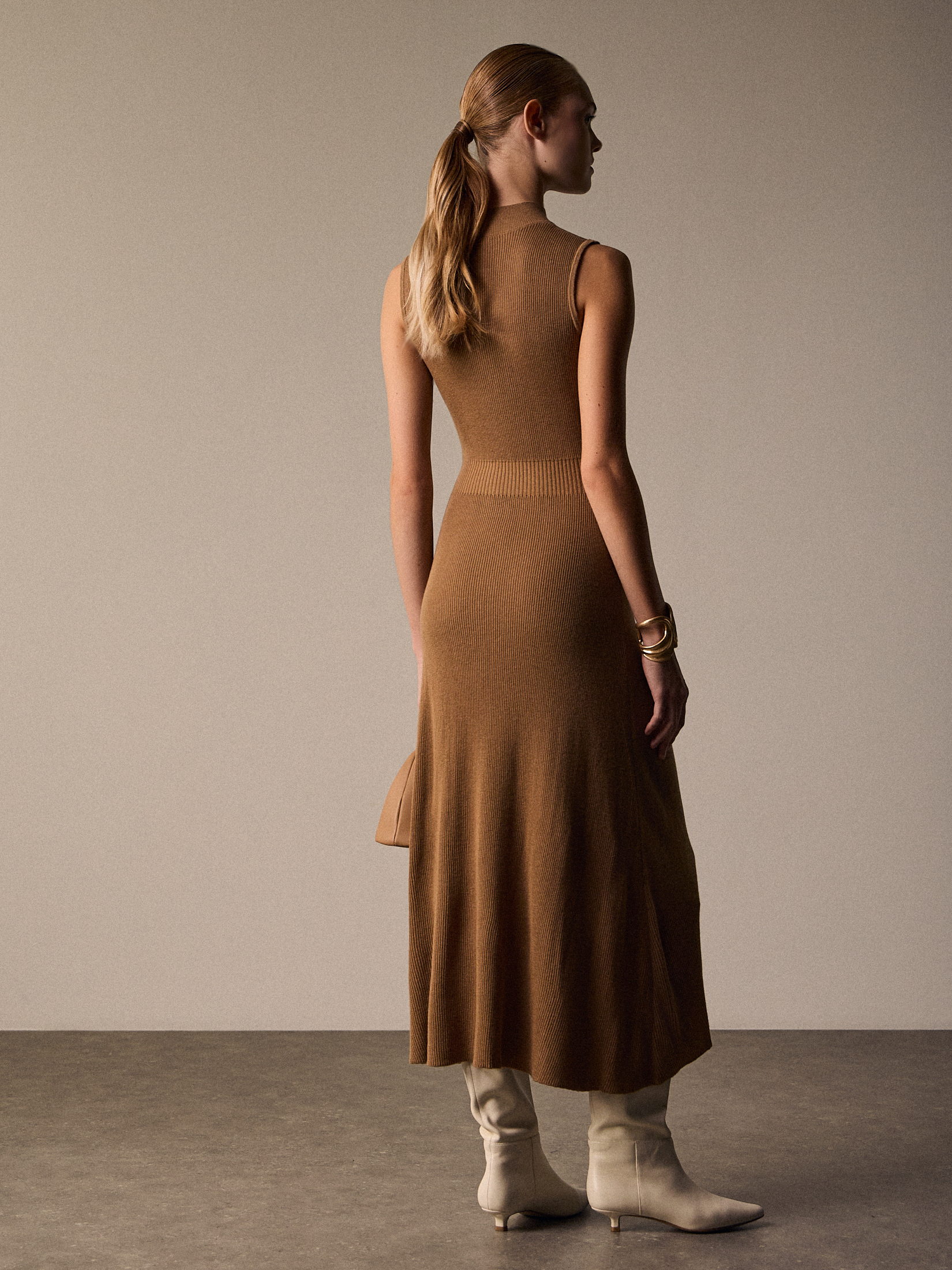 Женское платье MAISON DAVID 4683096, темно-бежевый