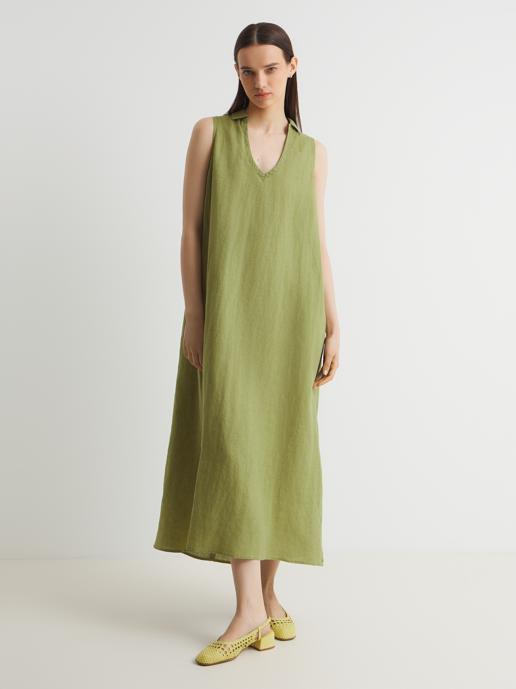 Женское платье MAISON DAVID 3210672, салатовый