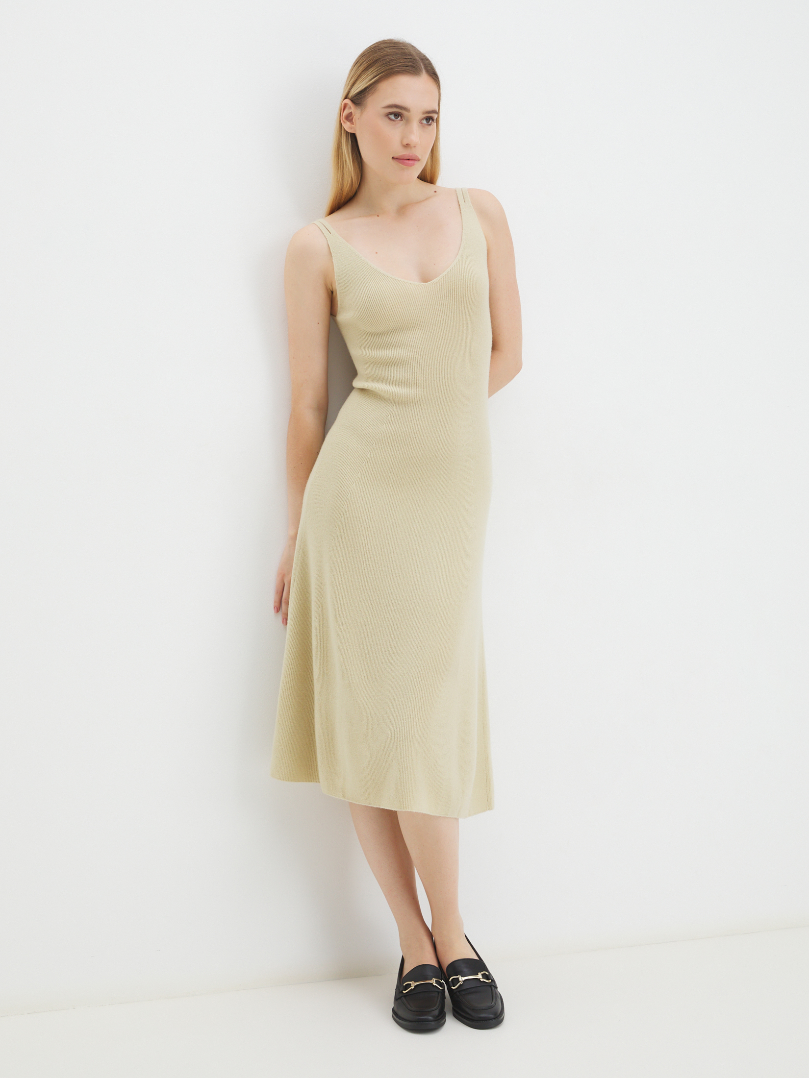 Женское платье MAISON DAVID 3350768, бежевый