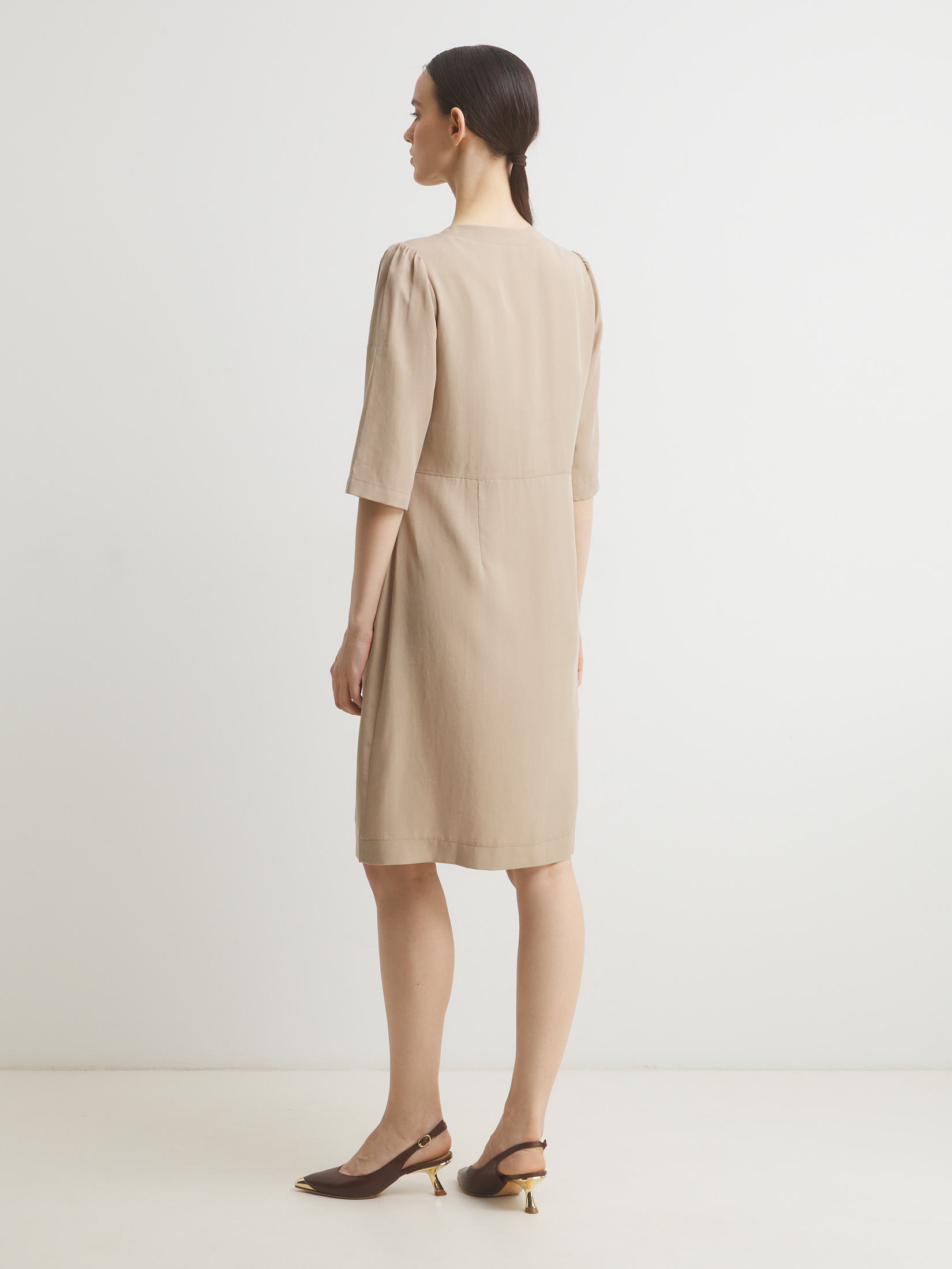 Женское платье MAISON DAVID 4355500, светло-коричневый