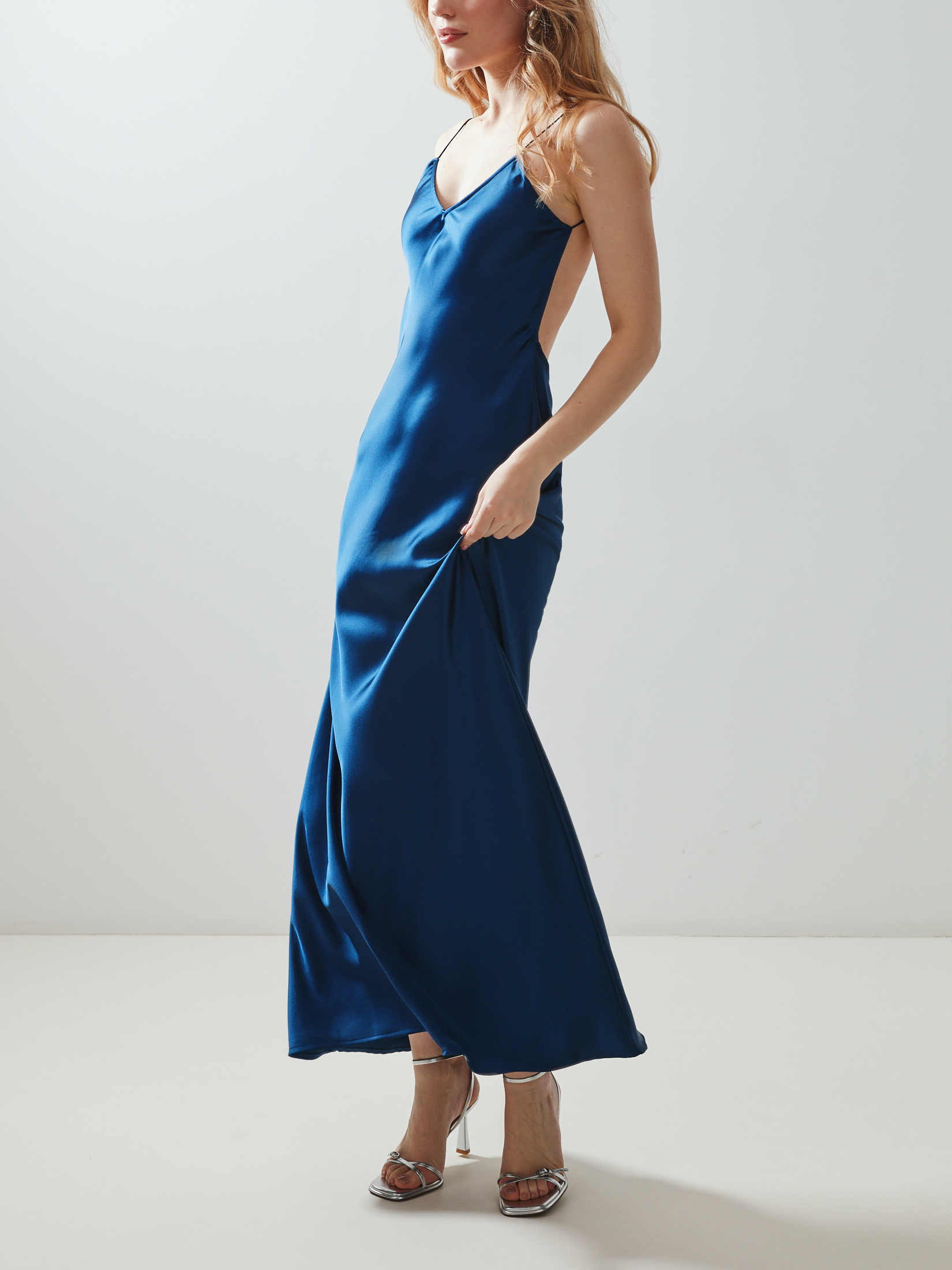 Женское вечернее платье MAISON DAVID 4344600, сапфировый