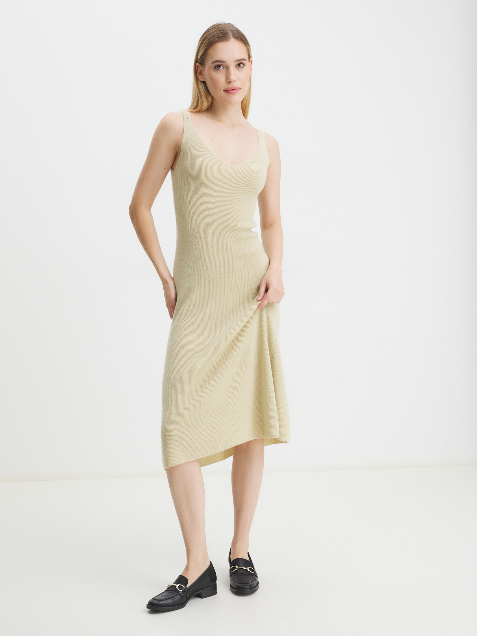 Женское платье MAISON DAVID 3350768, бежевый