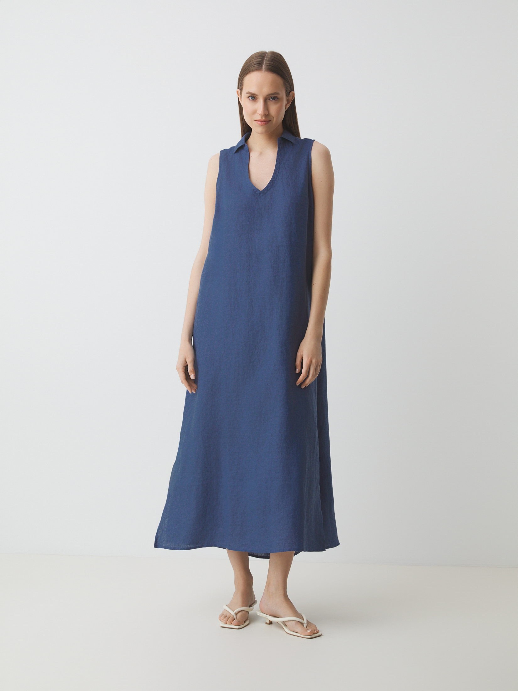 Женское платье MAISON DAVID 3033212, серовато-синий