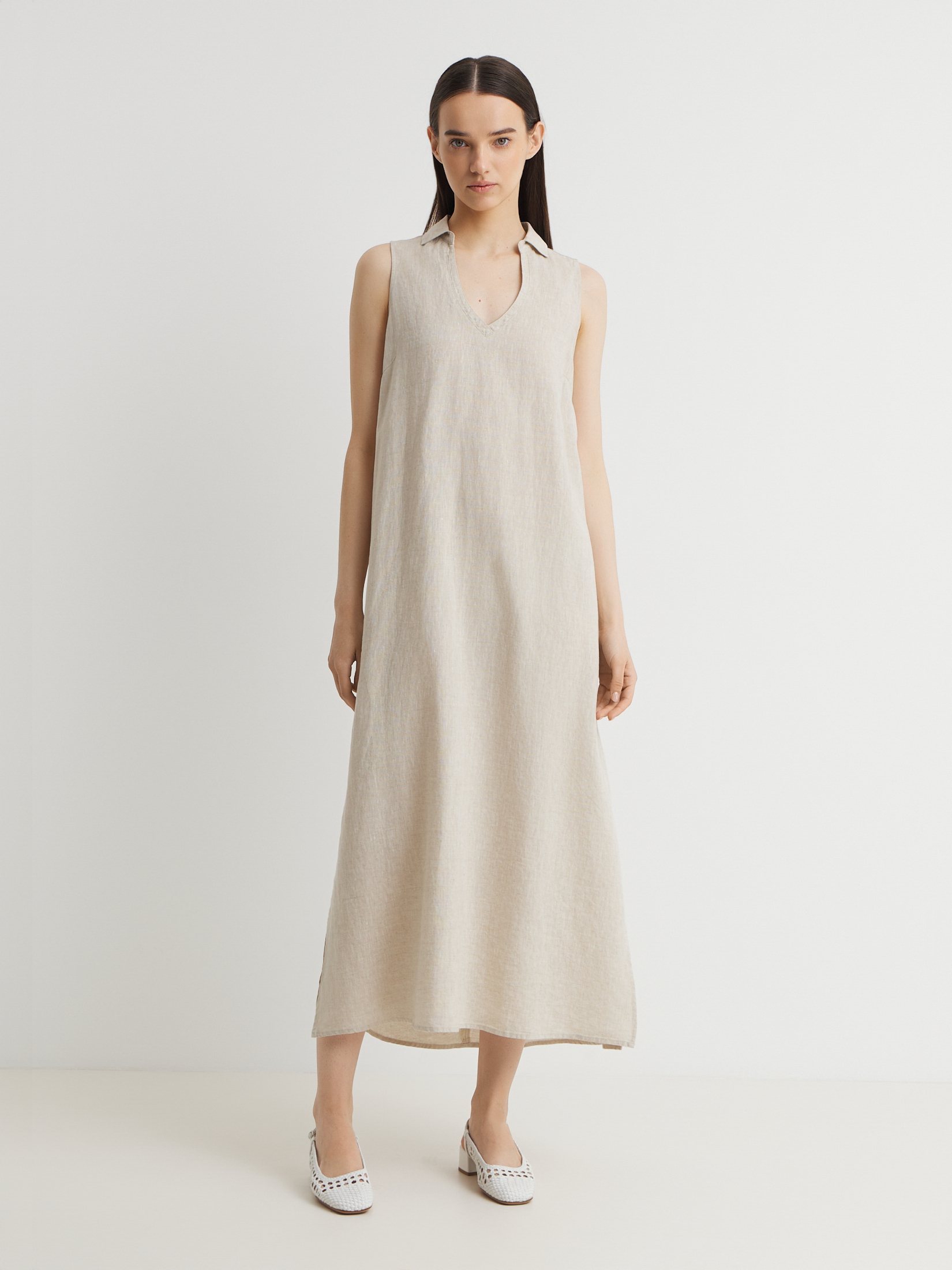 Женское платье MAISON DAVID 3033169, песочно-бежевый