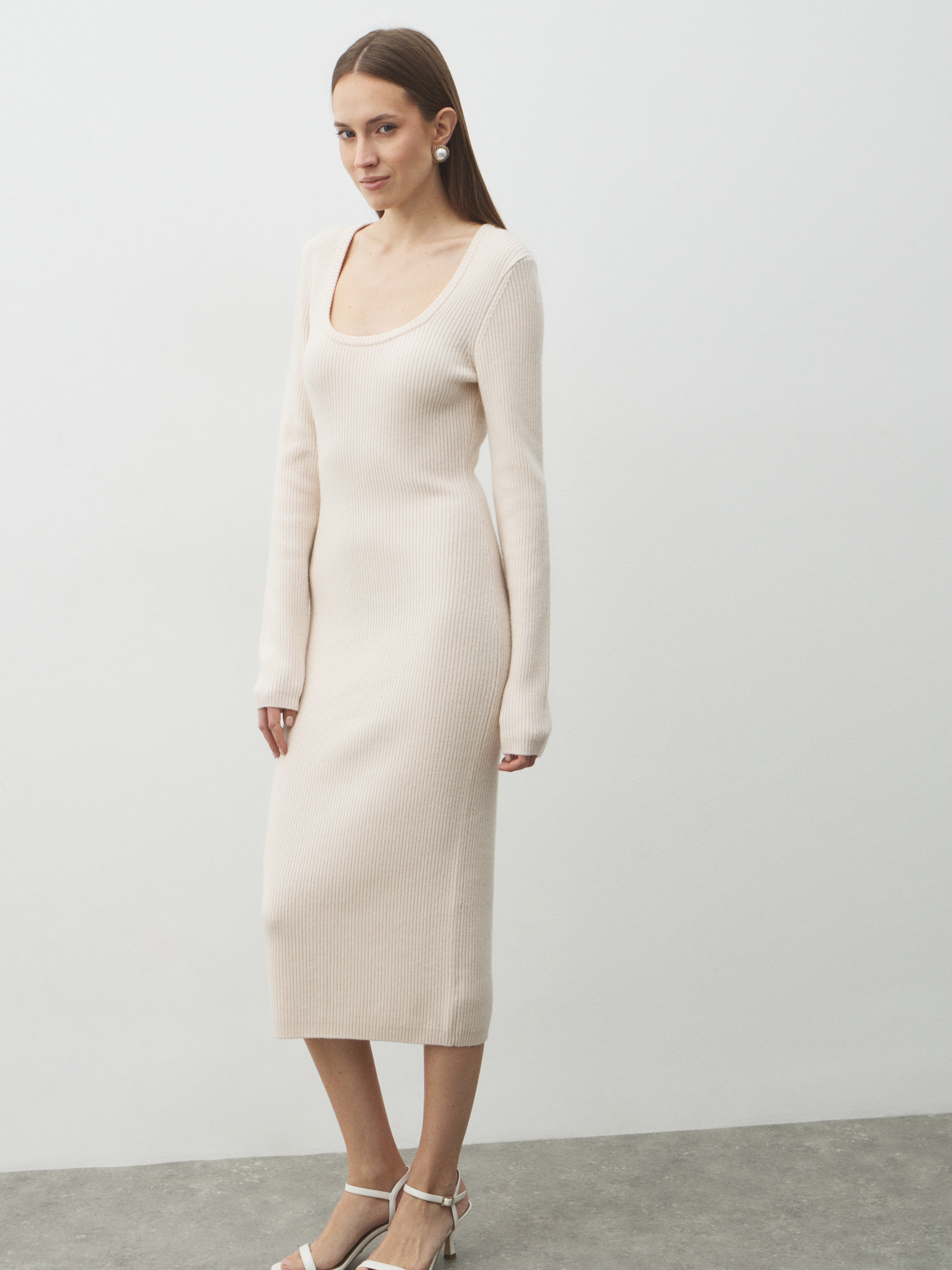 Женское платье MAISON DAVID 4684080, молочно-белый