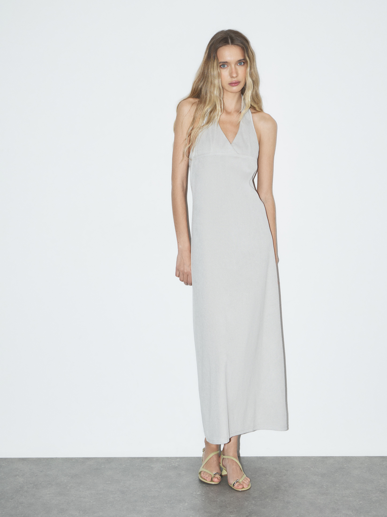 Женское платье MAISON DAVID 4502677, зеленовато-серый