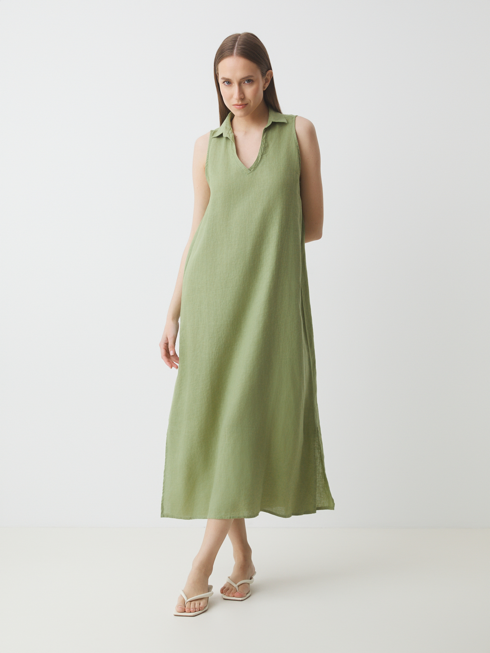 Женское платье MAISON DAVID 3210903, светло-зеленый