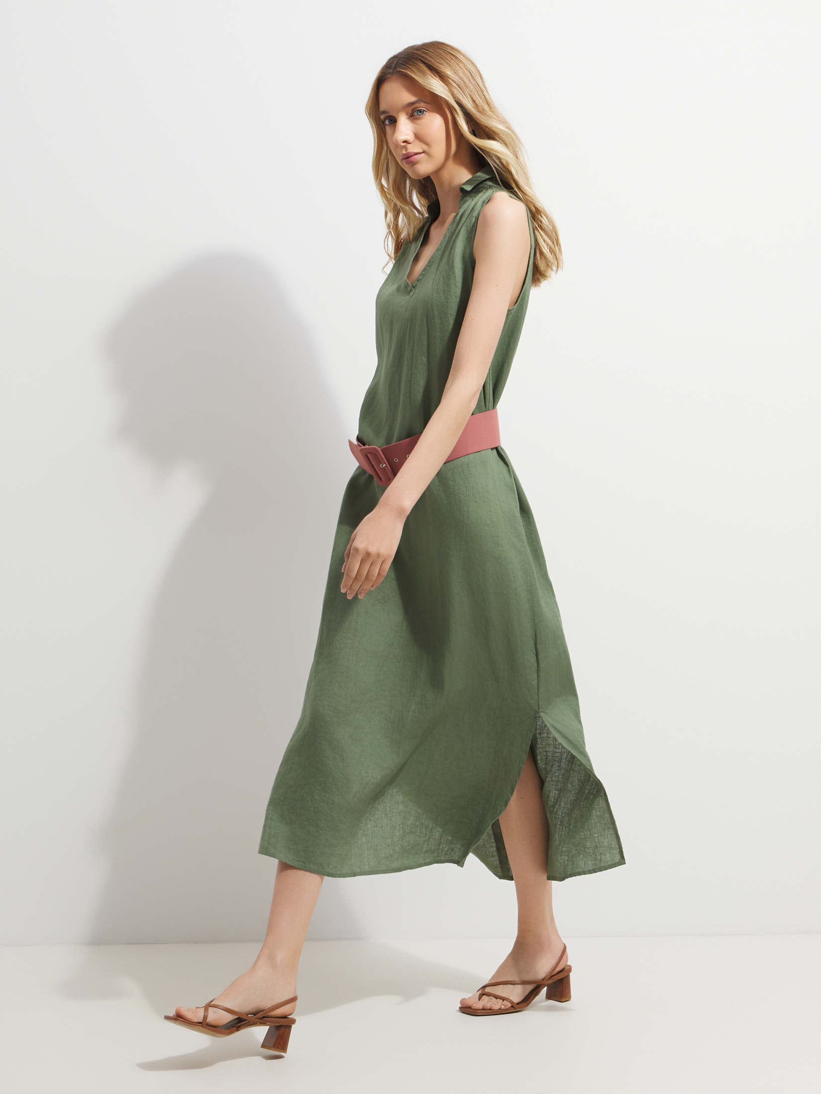 Женское платье MAISON DAVID 3210924, зеленый