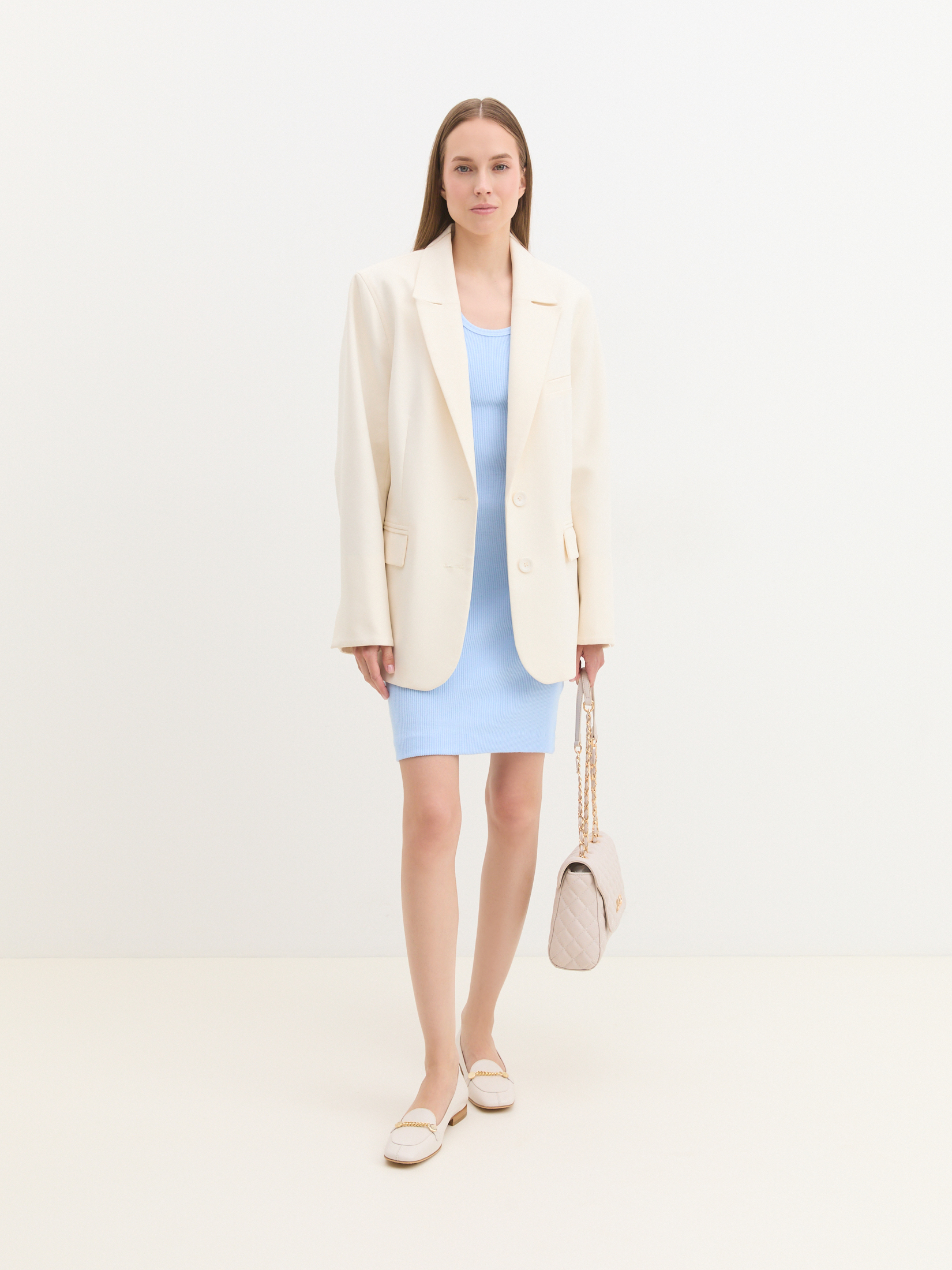 Женское платье MAISON DAVID 4213050, небесно-голубой