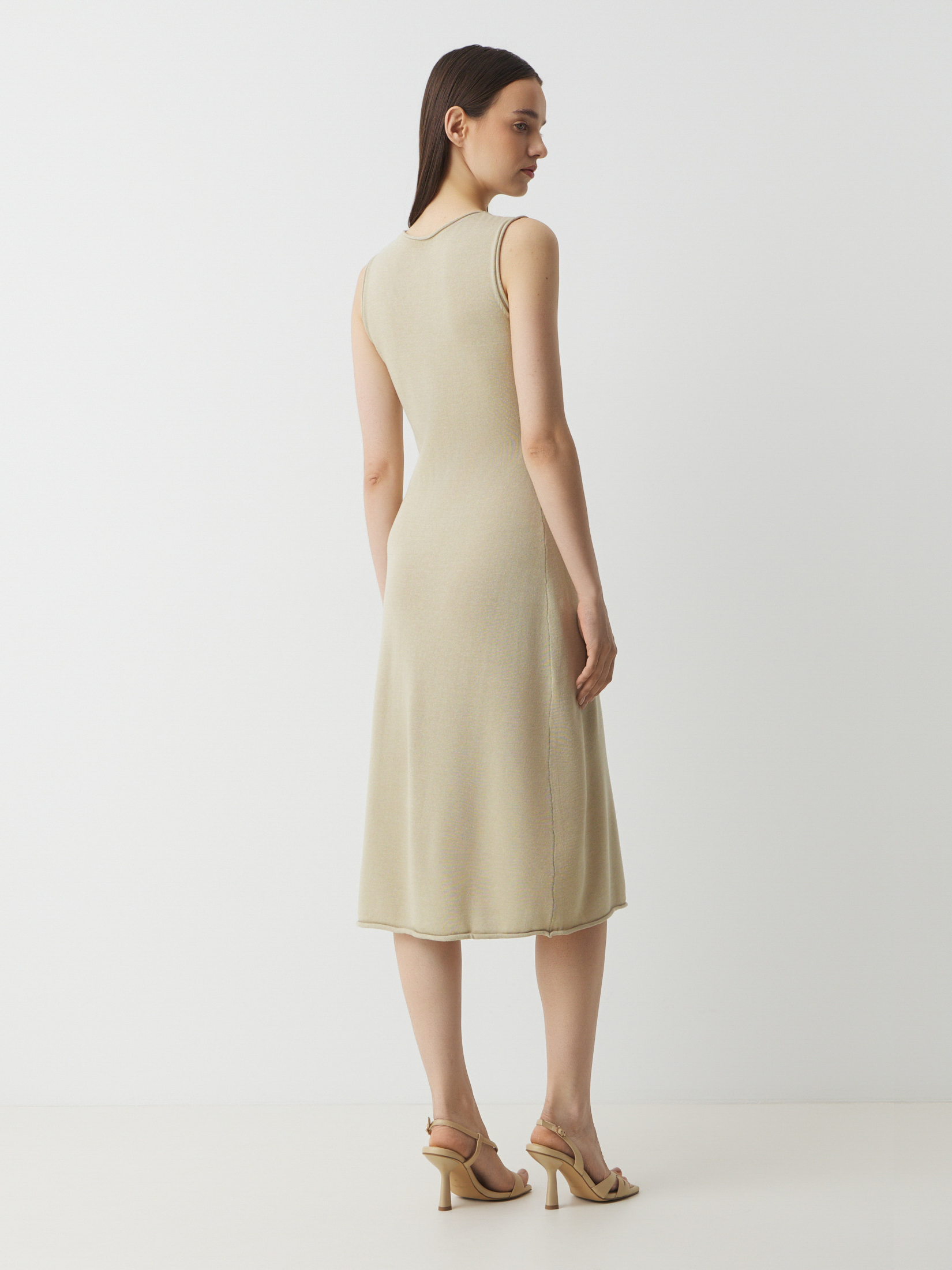 Женское платье MAISON DAVID 4496133, серо-бежевый