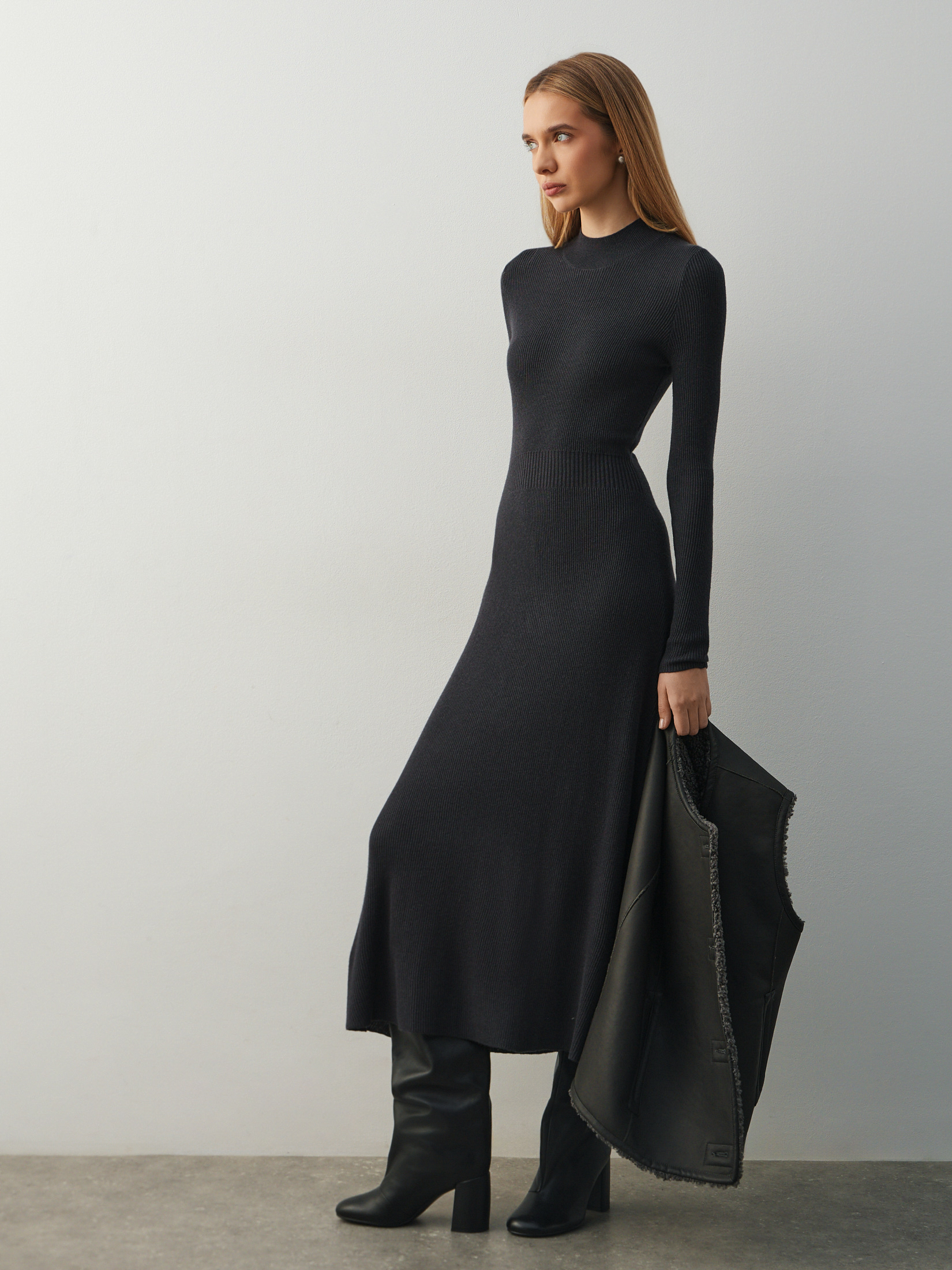 Женское платье MAISON DAVID 4683142, темно-серый