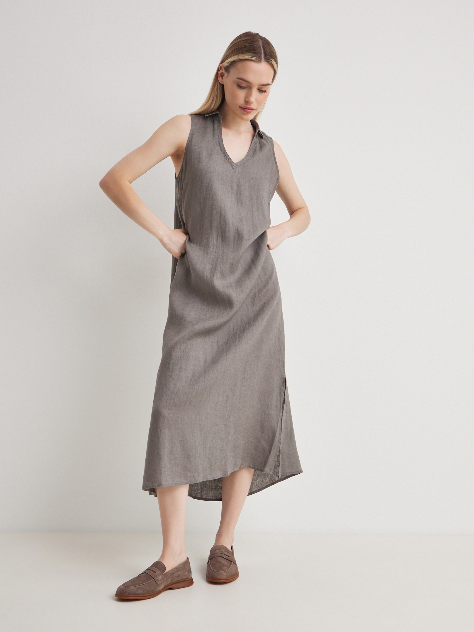 Женское платье MAISON DAVID 3033654, серый