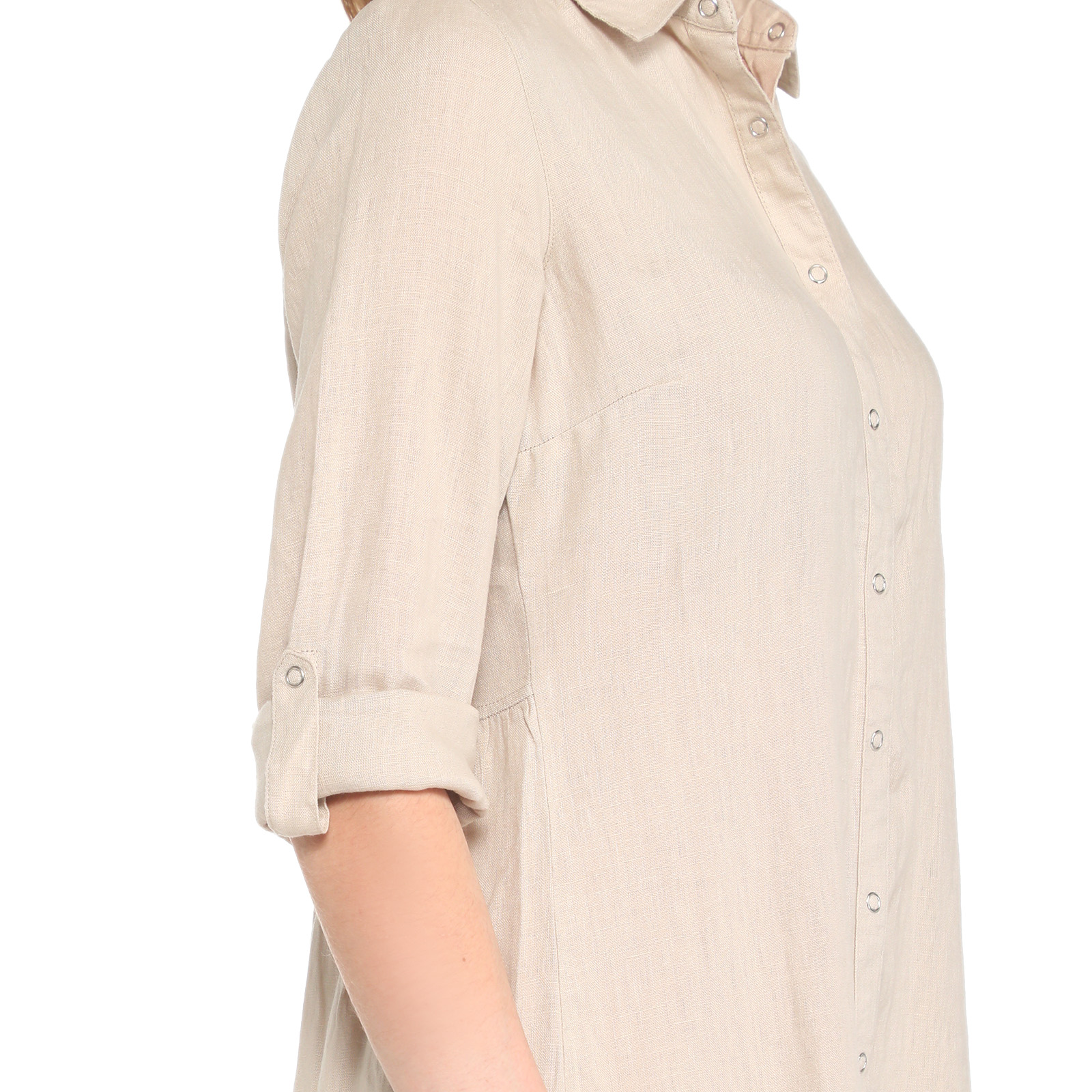 Женское платье-рубашка MAISON DAVID 3611635, светло-бежевый