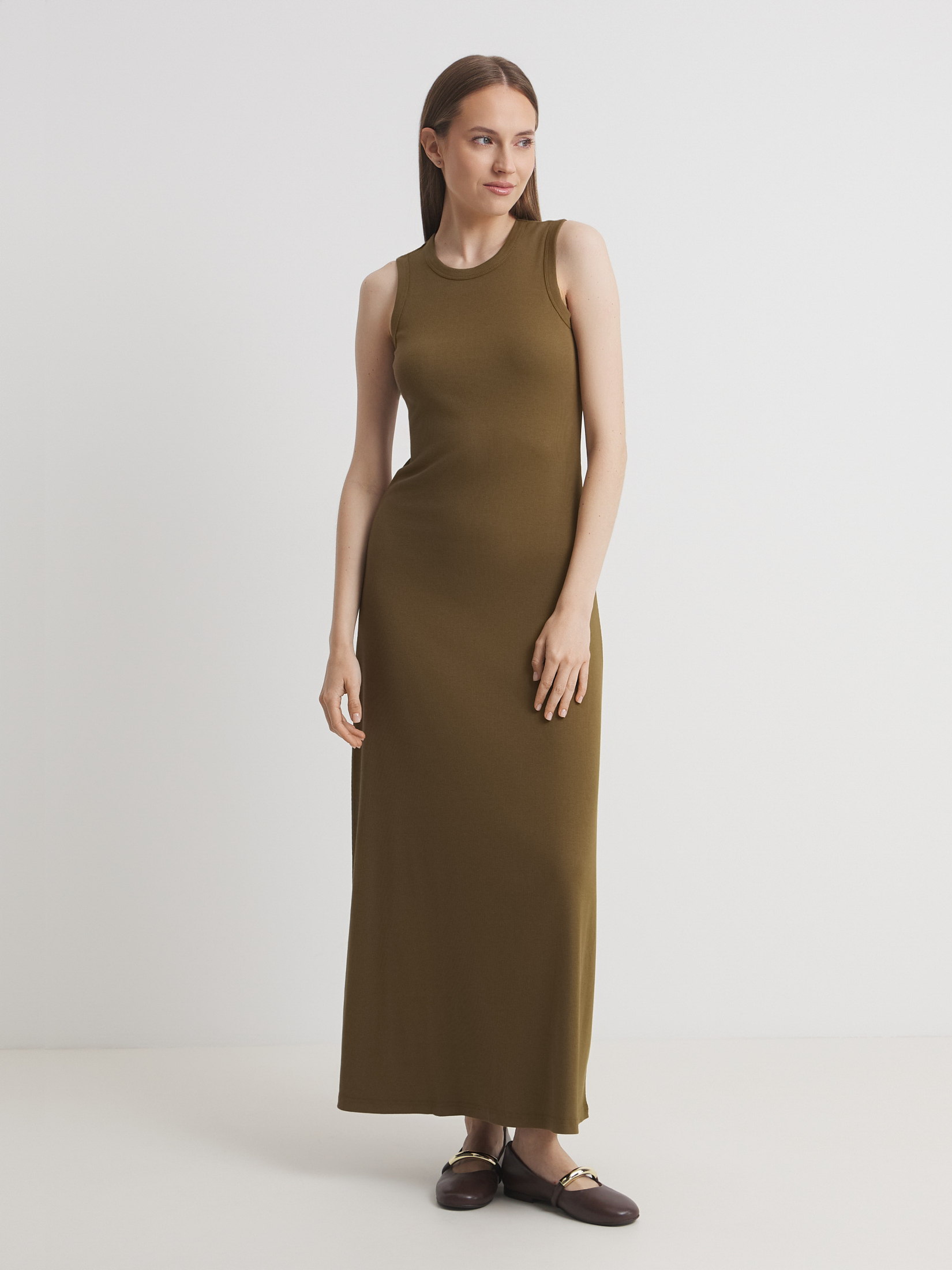 Женское платье MAISON DAVID 4525557, хаки