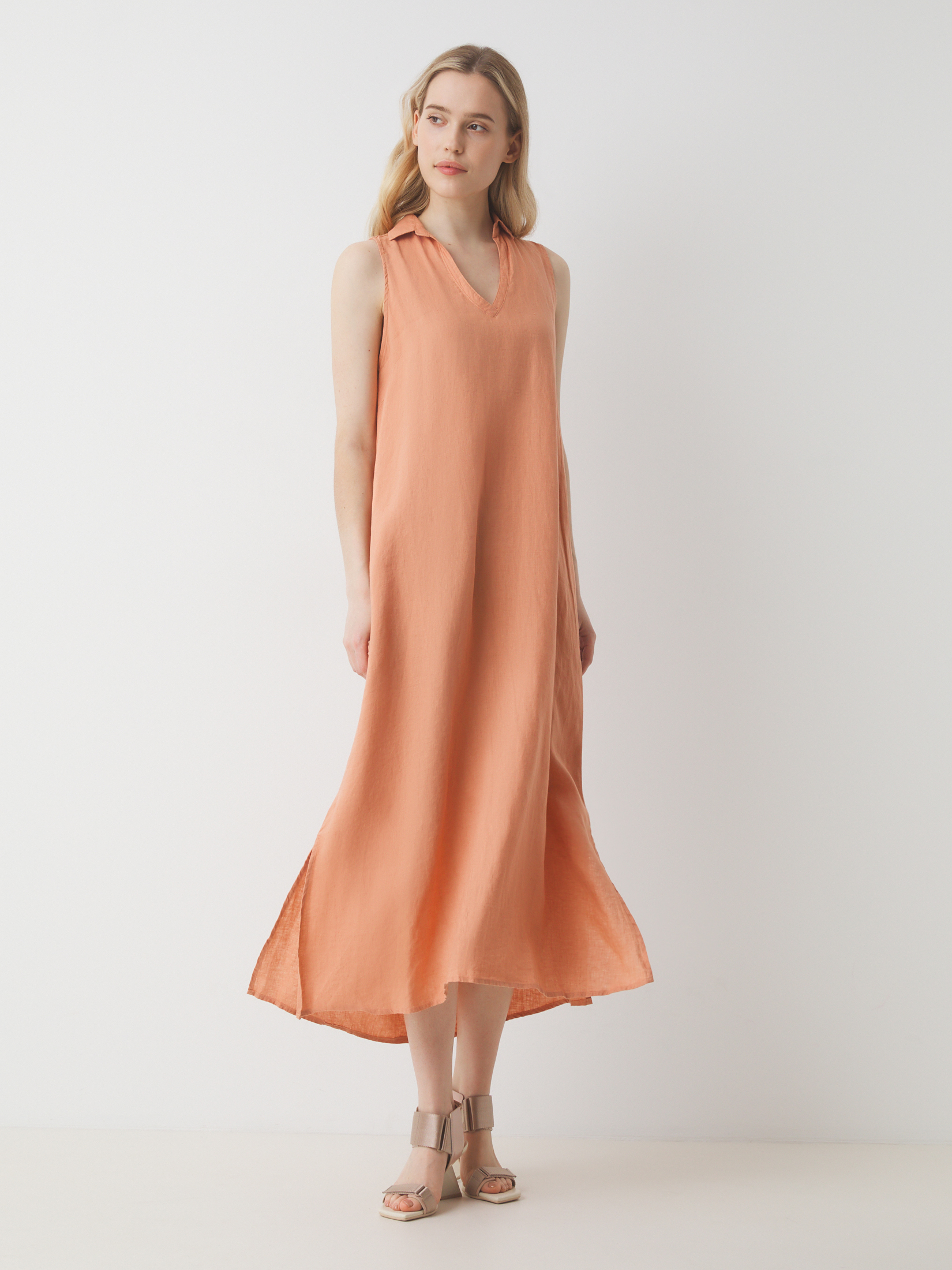 Женское платье MAISON DAVID 3210700, персиковый