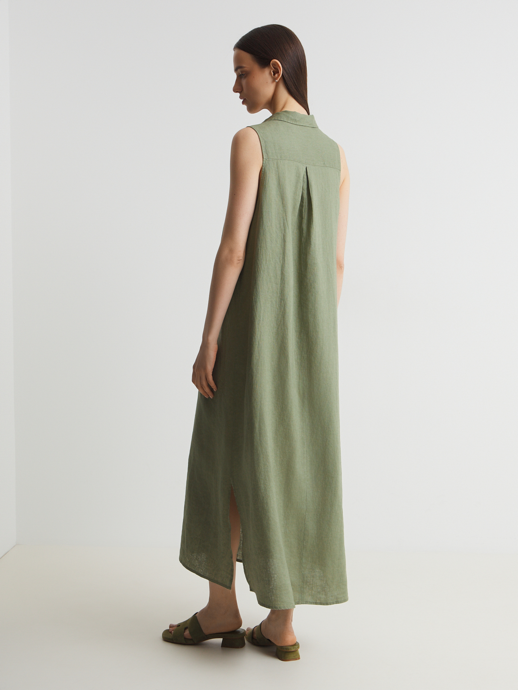 Женское платье MAISON DAVID 3210832, серовато-зеленый