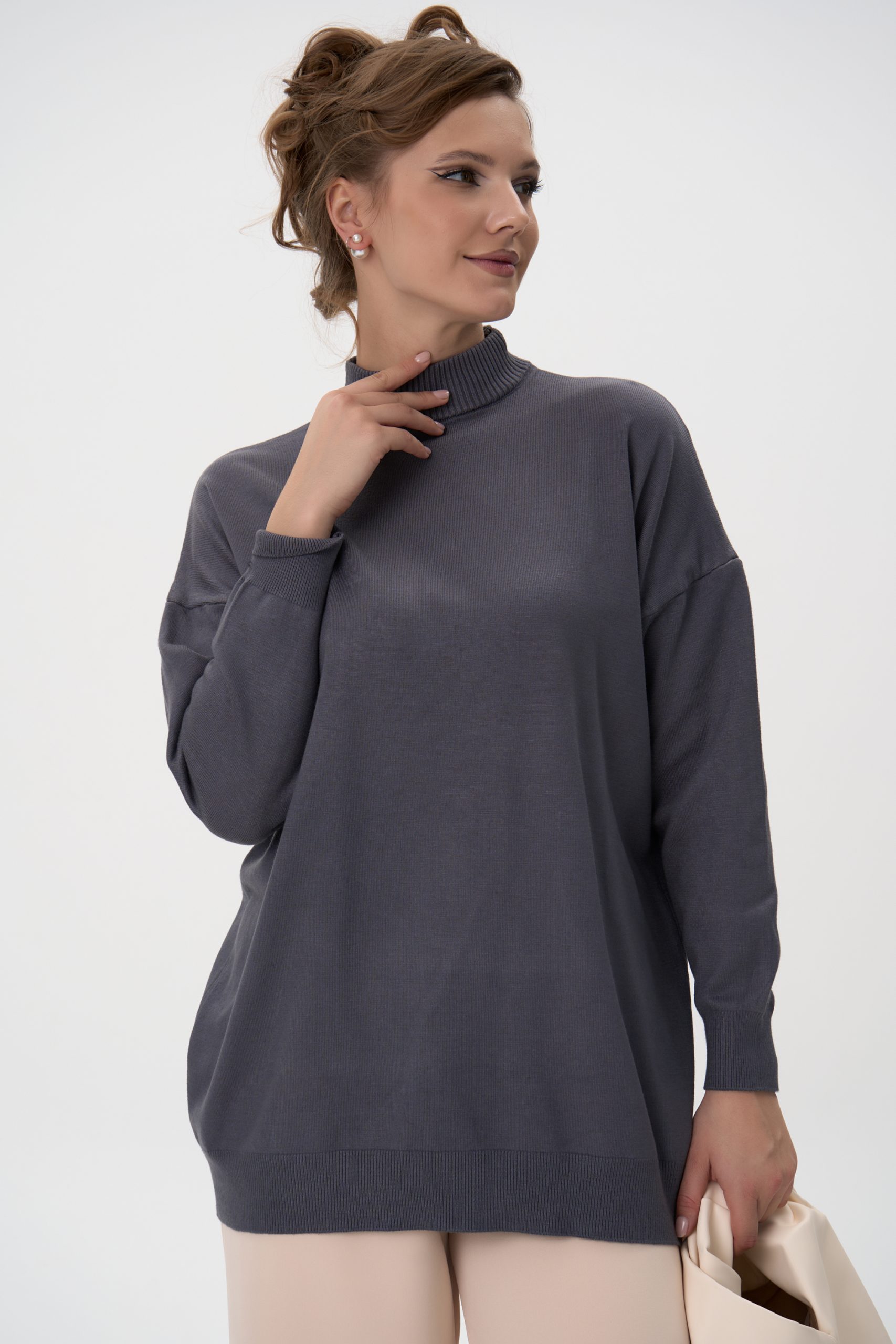 Джемпер Кира (тёмно-серый)