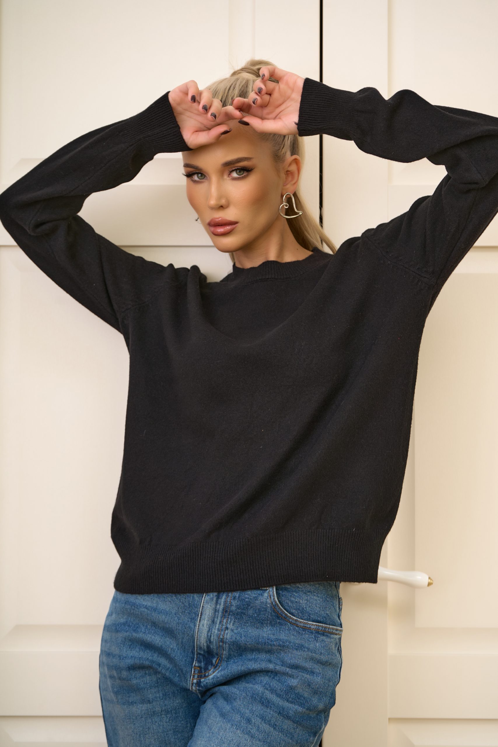 Джемпер Вики (чёрный)