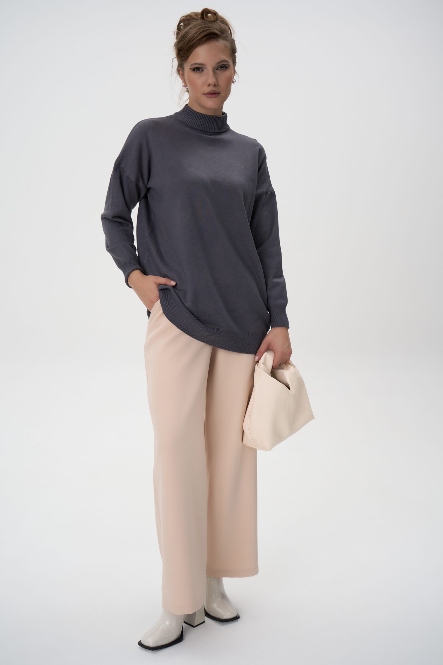 Джемпер Кира (тёмно-серый)