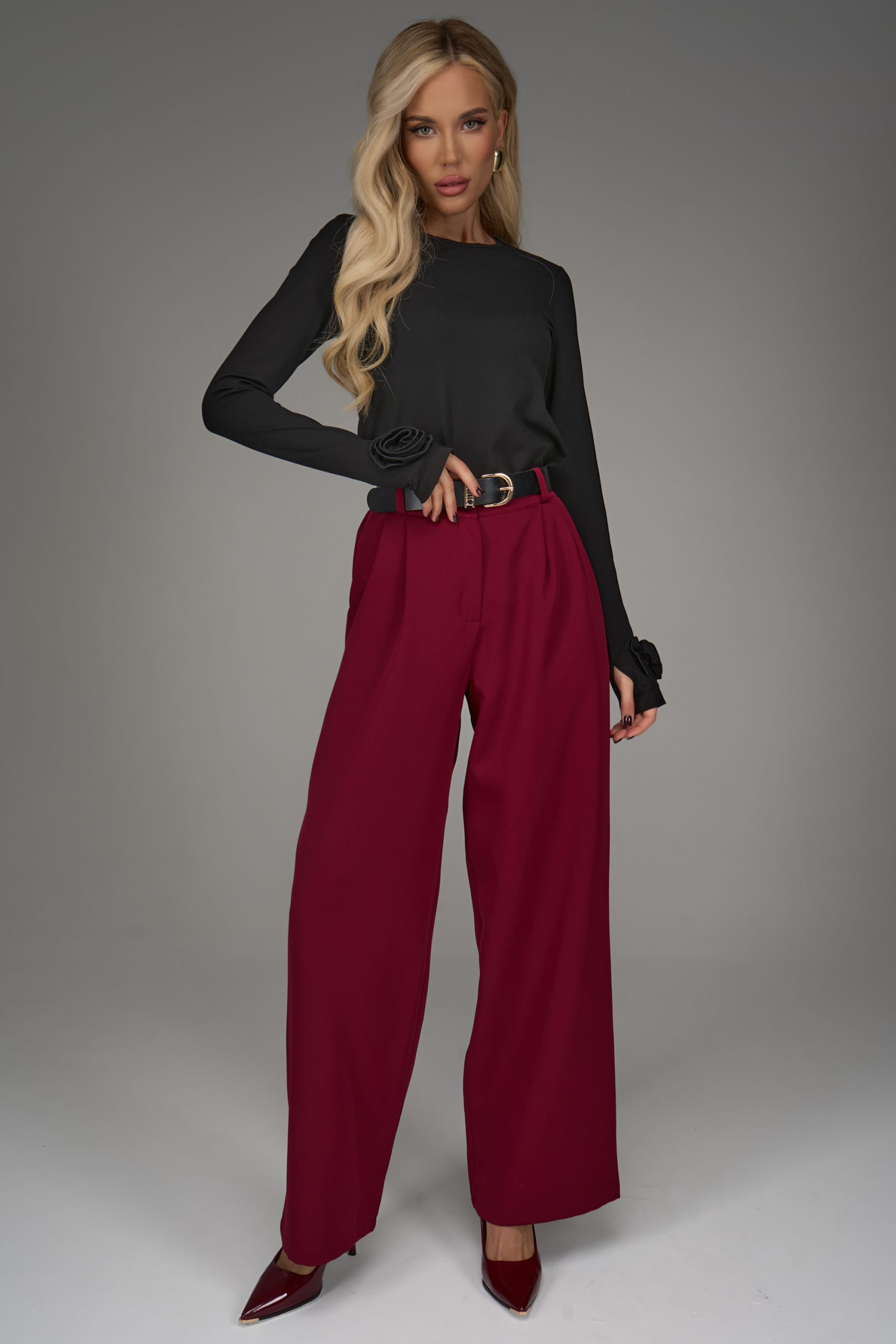 Лонгслив Эми (чёрный)