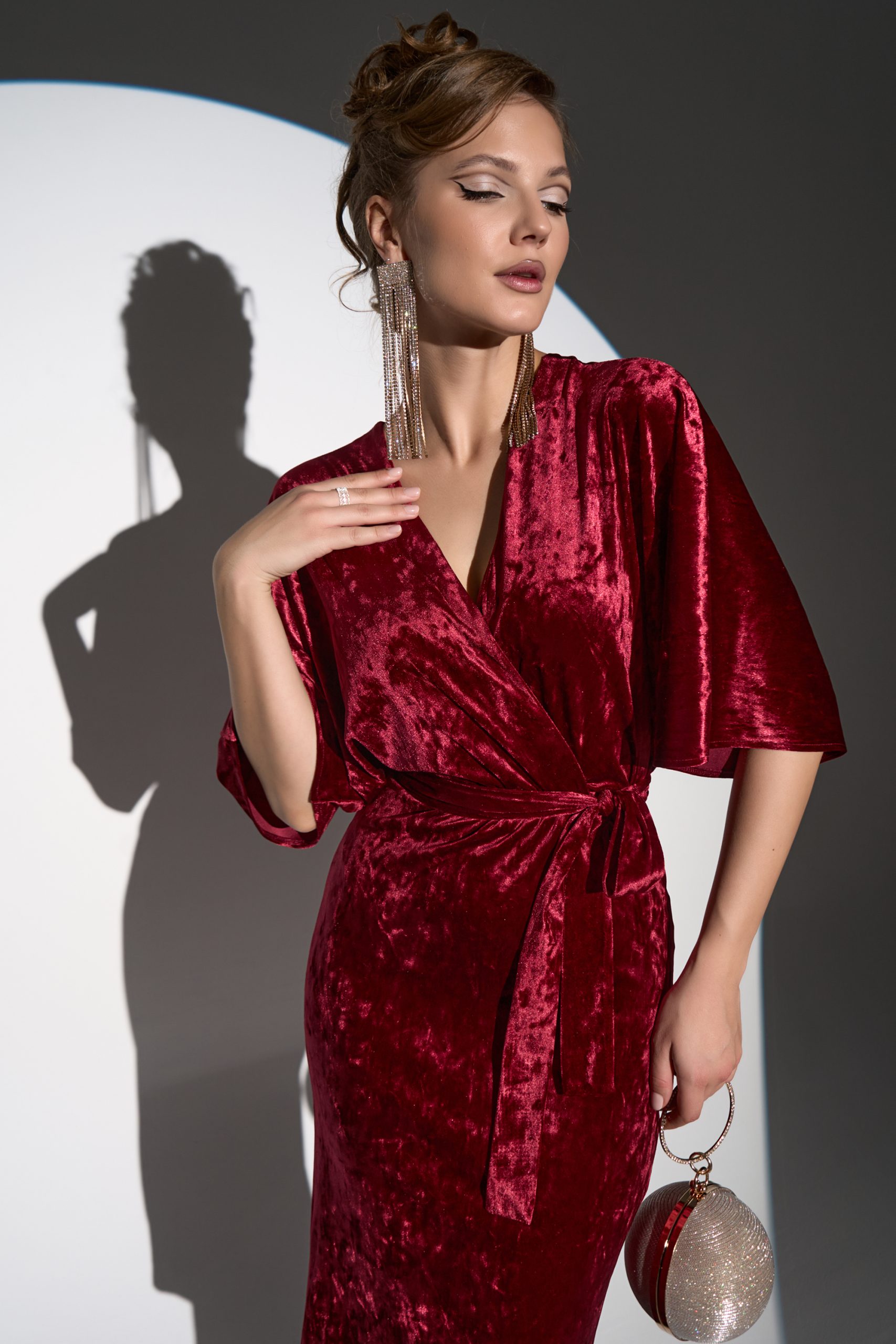 Платье Нимфа (Бордовый)