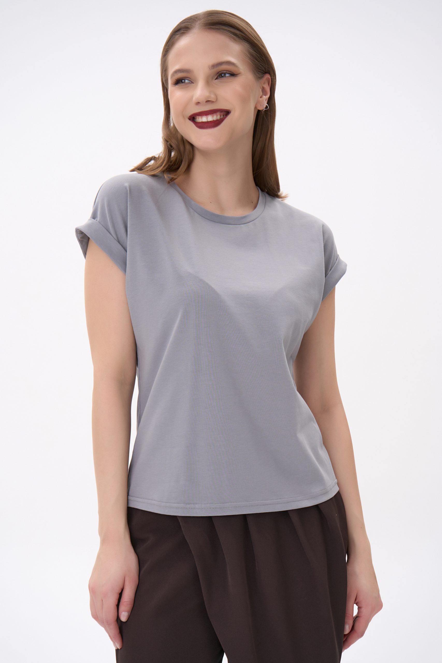 Футболка Алина (тёмно-серый)