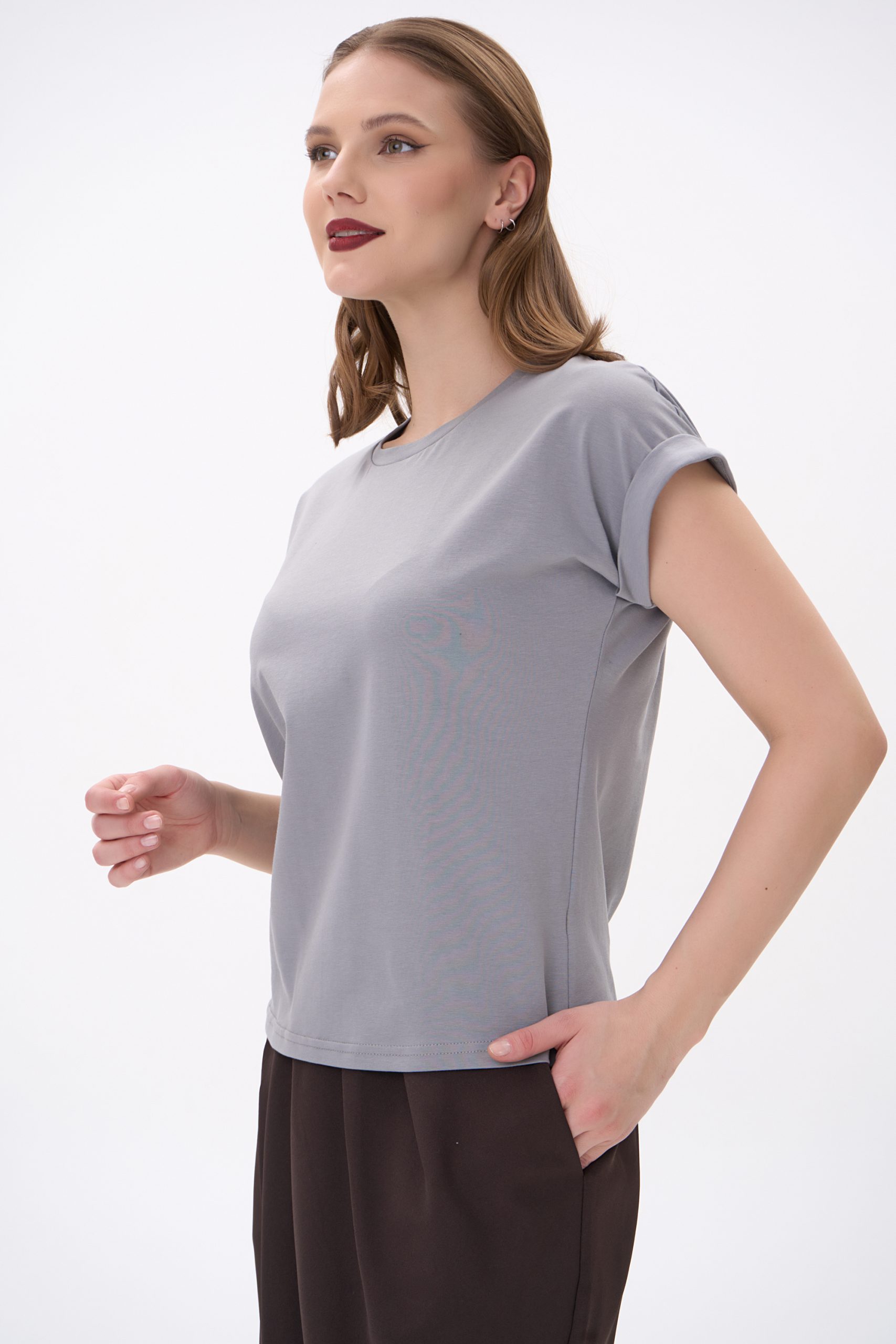 Футболка Алина (тёмно-серый)