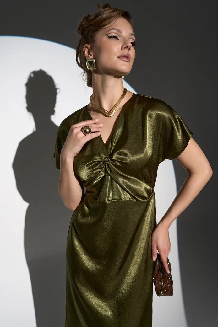 Платье Иола (олива)