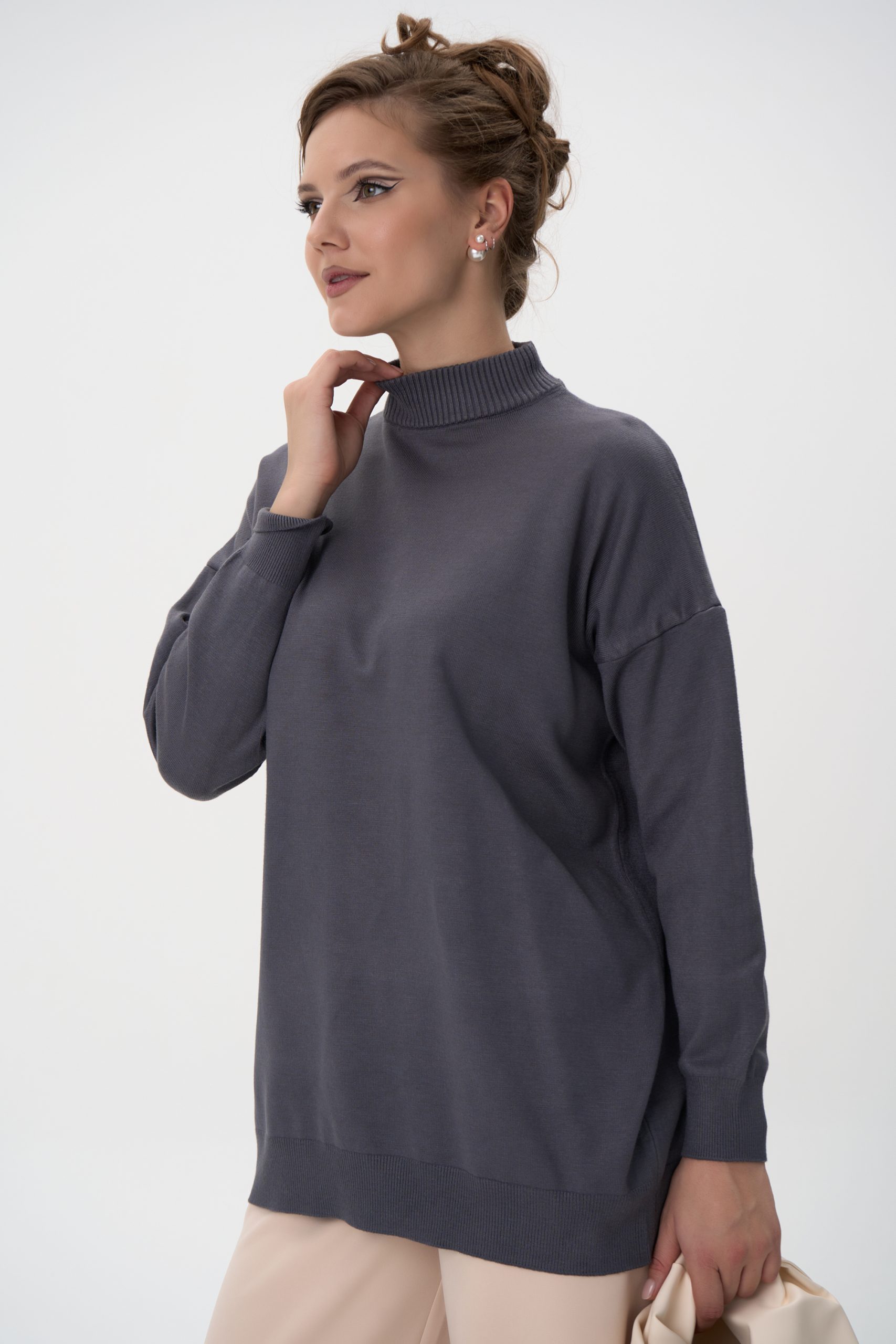 Джемпер Кира (тёмно-серый)