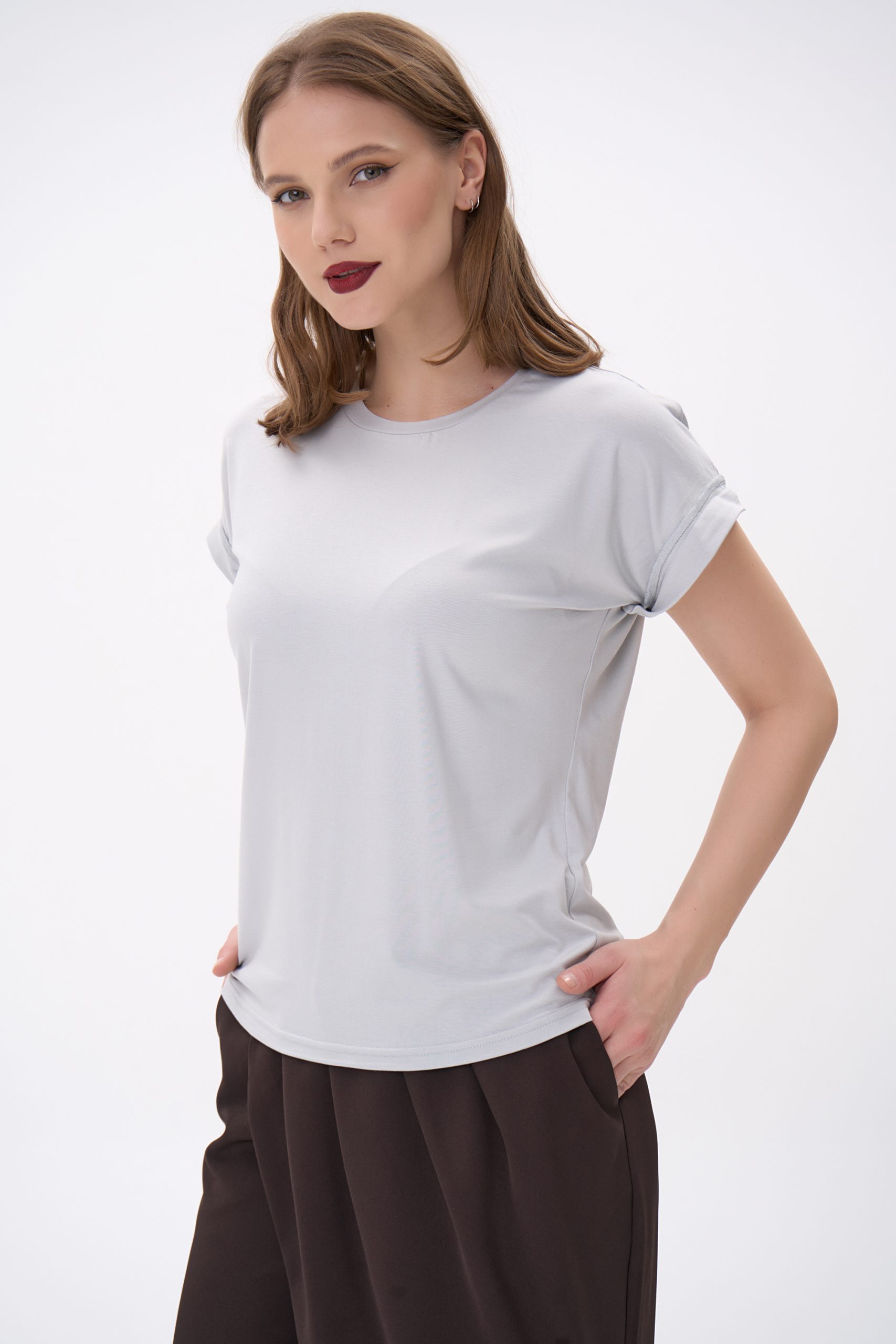 Футболка Алина (серый)