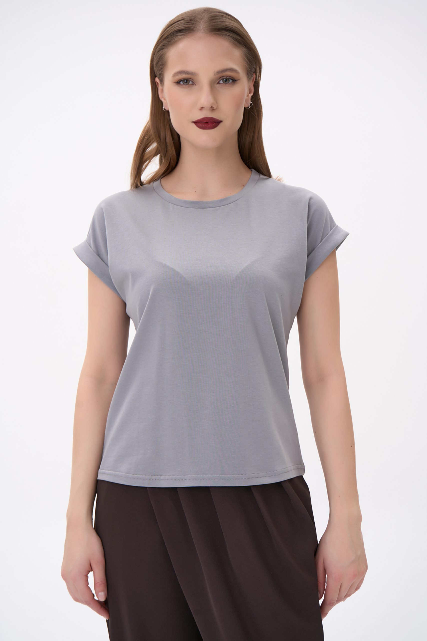 Футболка Алина (тёмно-серый)