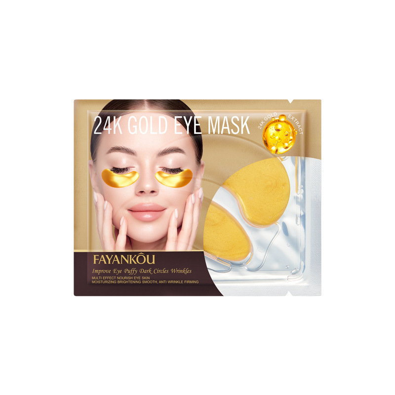 Гидрогелевые патчи для век с 24K золотом FAYANKOU 24K Gold Eye Mask, 7.9 гр