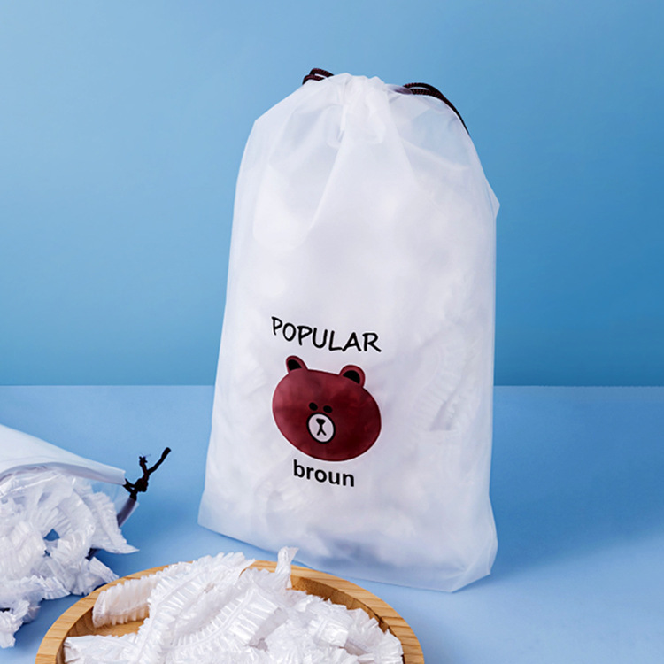 Пищевые пакеты на резинке для хранения продуктов, 80 шт