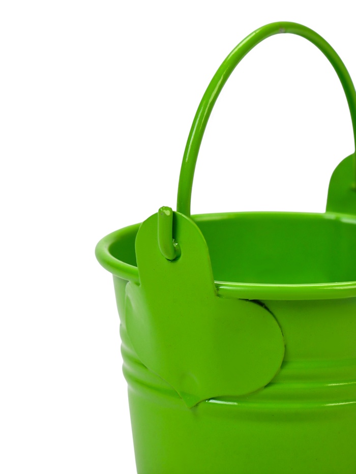 Декоративно кашпо для цветов «Ведёрко Томми», 100 мл, d=5.3 см, h=5.6 см, металлическое