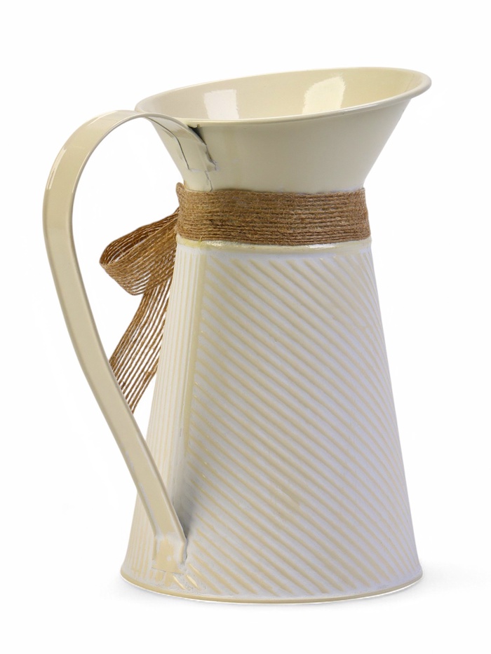 Кашпо «Кувшин Гленн», 12×12×20 см, бежевое