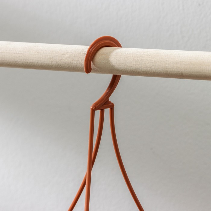 Кашпо для цветов подвесное «Джулия», 8 л, коричневое