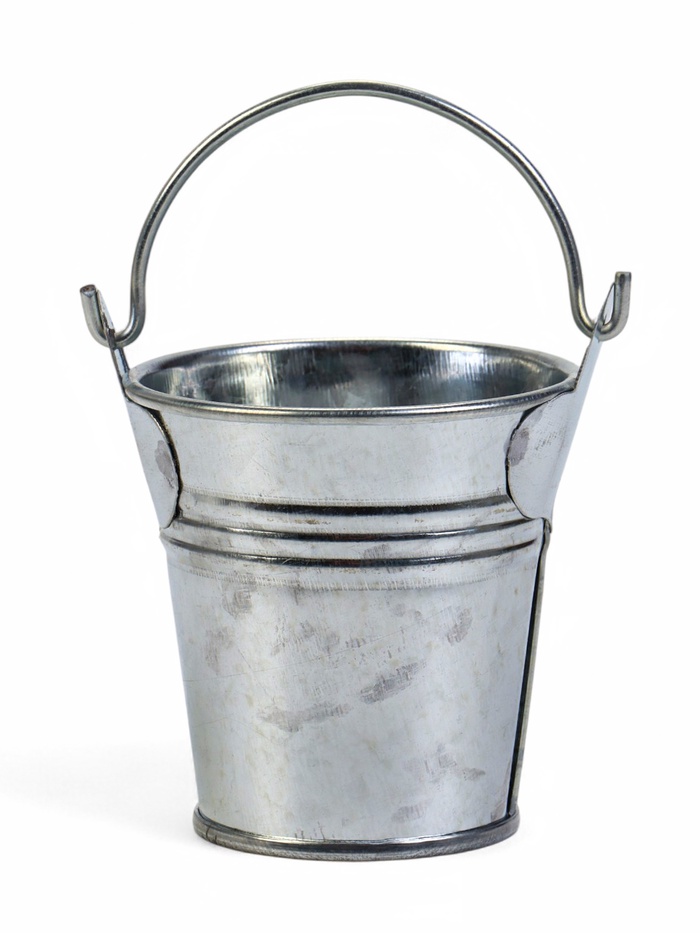 Набор кашпо «Ведёрко Альма», 5.5×5.5 см, 5 шт.