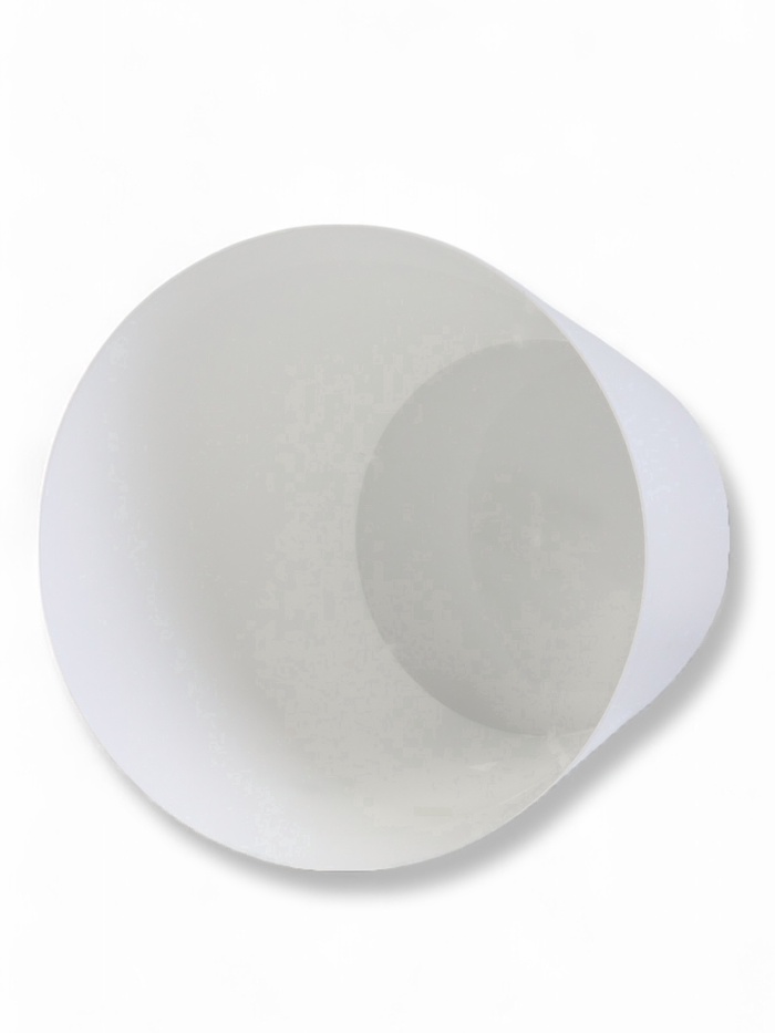 Кашпо для цветов с дренажной вставкой Rosemary, 5 л, d=23 см, пластиковое, белое