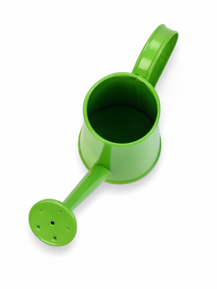 Кашпо «Лейка», 15×7×8 см, зелёное