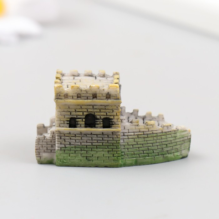 Фигурка для флорариума полистоун «Каменная крепость», 4.5×1.5×2.5 см