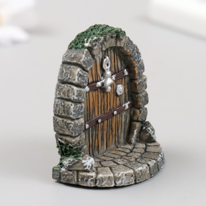 Фигурка для флорариума полистоун «Арочные садовые ворота», 5.5×3×5.5 см