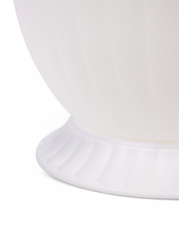 Горшок для цветов «Венеция», 5 л, d=26 см, h=20 см, пластиковый, белый