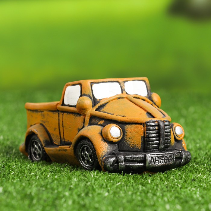 Горшок для цветов «Грузовичок» керамический, 250 мл, 15.4×9×8 см, бежевый