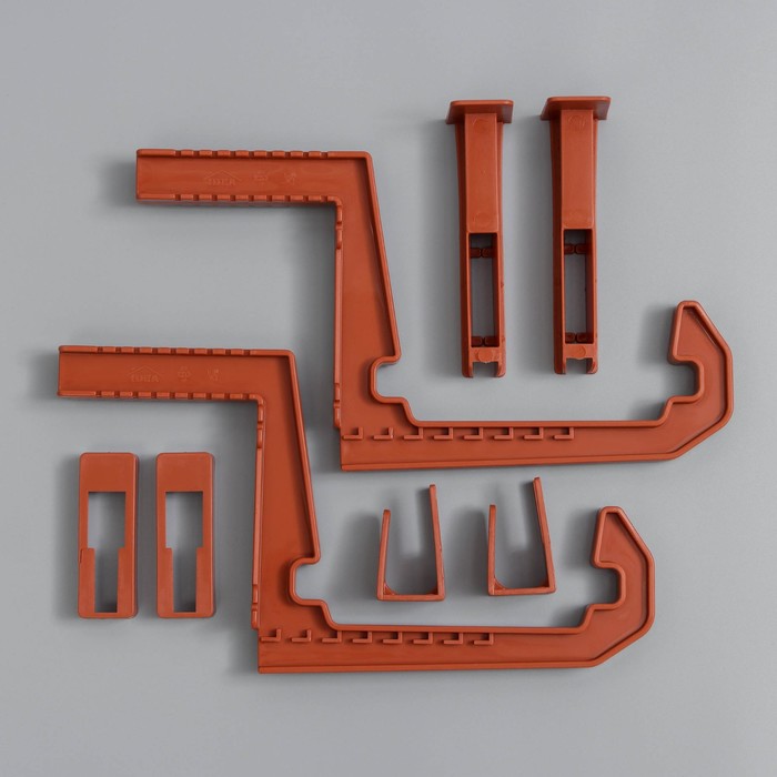 Крепление для балконных ящиков универсальное, 2 шт., терракотовый