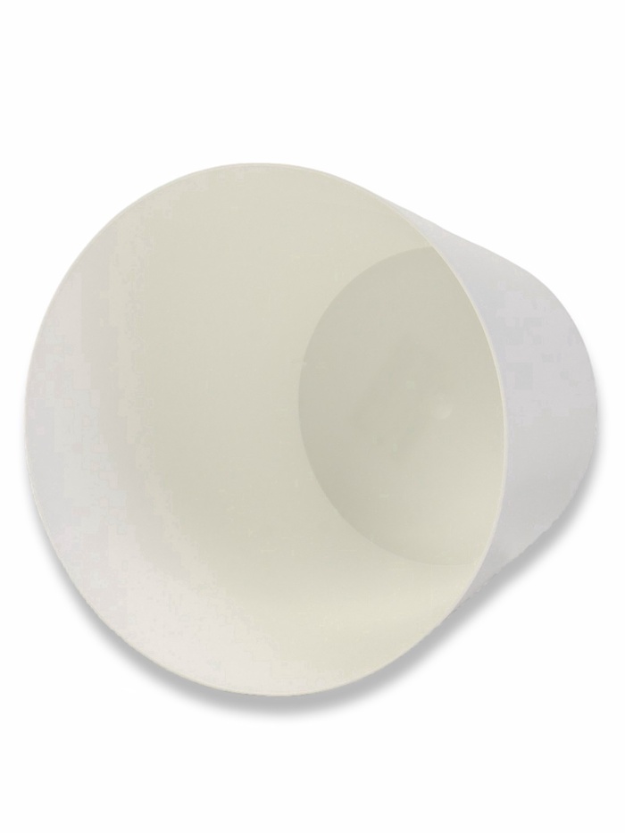 Кашпо для цветов с дренажной вставкой Rosemary, 4 л, d=20 см, пластиковое, белое