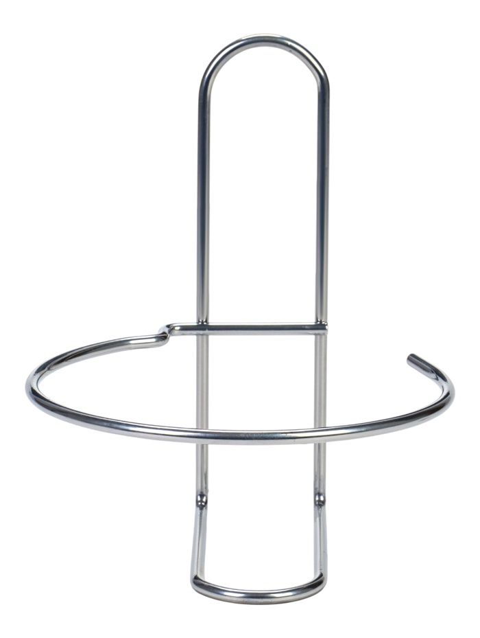 Подвес для кашпо «Одиночка», d=16 см, настенный, серебристый