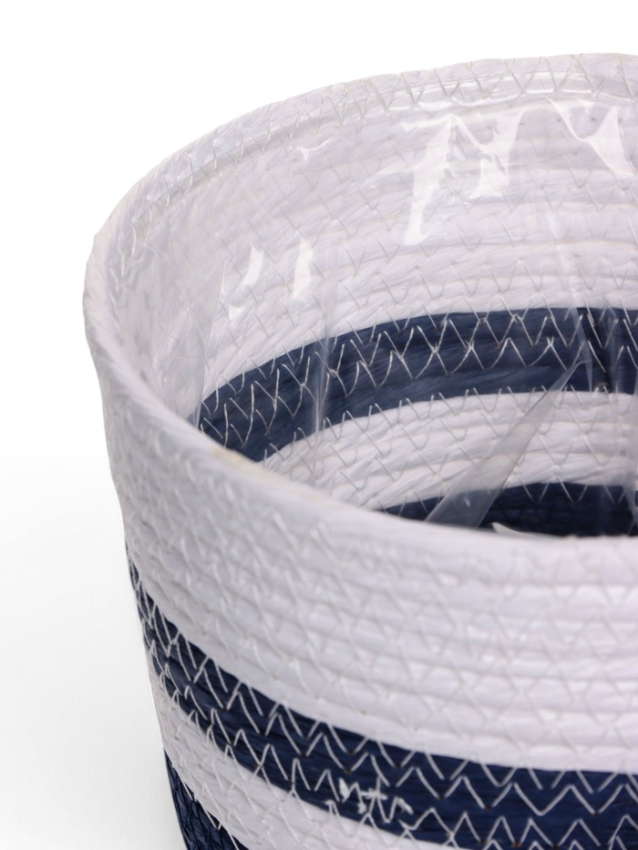 Кашпо «Элин», 20×20×16 см, синее