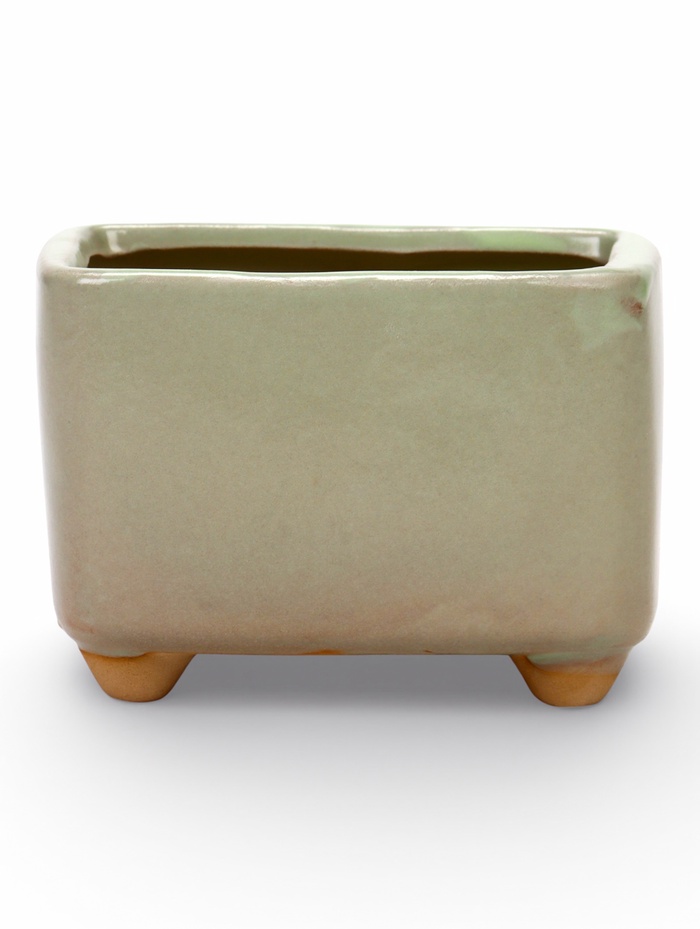 Декоративный горшок для цветов «Арбуз», 10.5×7.5×8 см, керамический, Greengo